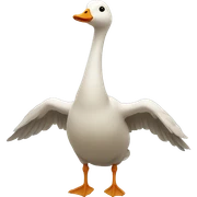 grateful goose pray sticker
