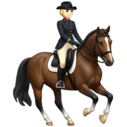 Equitation sticker