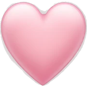 Light pink heart sticker