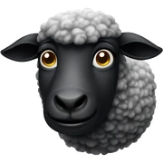 Black sheep sticker