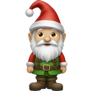Christmas gnome sticker