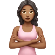 latina yoga girl light pink clothes sticker