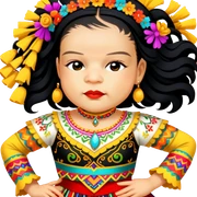 Folkloric Dancer sticker