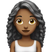 Girl sticker