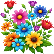 Flowers sticker
