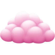 pink cloud sticker