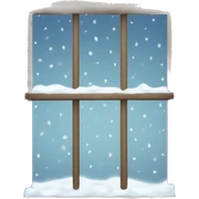 winter window sticker