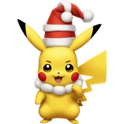 Chrismas pikachu sticker
