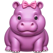 🦛✨🎀 sticker