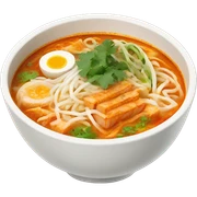 a bowl of laksa sticker