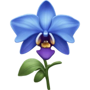 Blue Orchid sticker