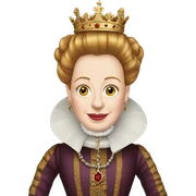 queen elizabeth I sticker