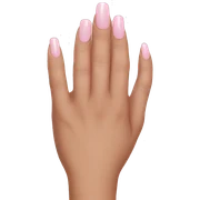 Light pink nails sticker