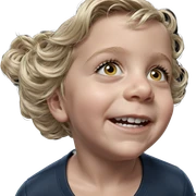 blonde girl portrait on black sticker