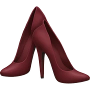 Maroon high heels  sticker