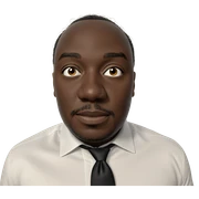 male portrait in white shirt sticker