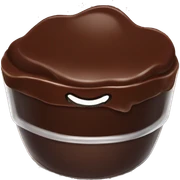 Chocolate pudding sticker