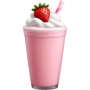strawberry milkshake  sticker