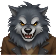 Werewolf sticker