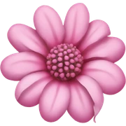 aesthetic pink flower sticker