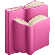 pink book sticker
