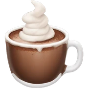 Aesthetic hot chocolate  sticker
