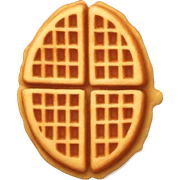 Waffle sticker