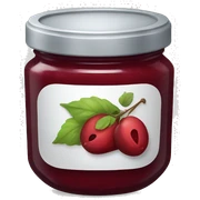 Confiture de fruit rouge sticker