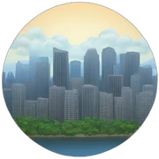 Skyline sticker