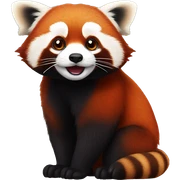 Red panda sticker