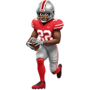 ohio state football player sticker