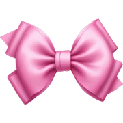 Pink bow  sticker