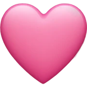 Pink heart sticker