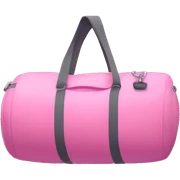 Pink gym bag  sticker