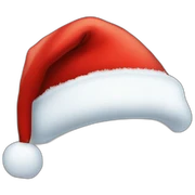 empty santa hat sticker