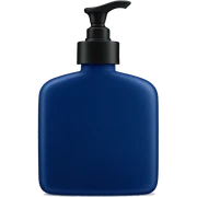 Navy blue lotion bottle  sticker