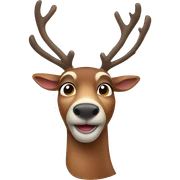 Reindeer sticker