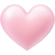 Baby pink heart sticker