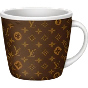 Louis Vuitton coffee cup sticker