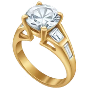Engagement ring sticker