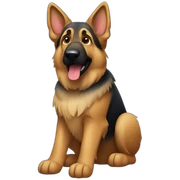 german shepherd sticker