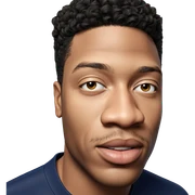 realistic portrait of a man sticker