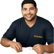smiling boy enjoying rice meal sticker