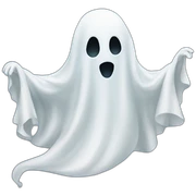ghost party sticker