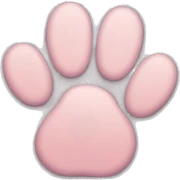  cute paw sticker