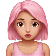 Girl rosa sticker