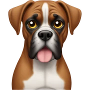 Boxer dog sticker