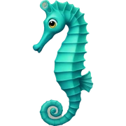seahorse sticker