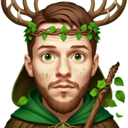 Forest Wizard sticker