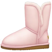 light pink uggs sticker